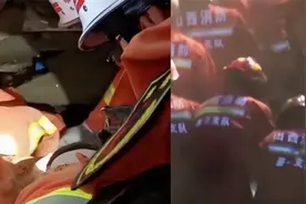 甘肃地震消防员用手刨救废墟下男孩：男孩哭喊我害怕，大声叫妈妈视频封面