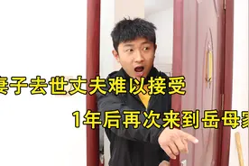 妻子去世丈夫难以接受，1年后再次来到岳母家，偷偷打开门傻眼了视频封面