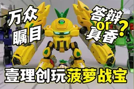 圆梦童年！万众瞩目的果宝特攻菠萝战宝 壹理创玩拼装版能合体视频封面