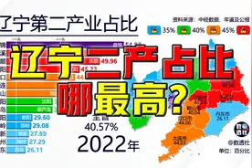 辽宁各市第二产业增加值占GDP比重@DOU+小助手视频封面
