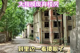 深山隐蔽处，发现规模庞大废弃楼房建筑群，难掩当初的繁荣视频封面