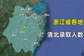 浙江省各城市清华北大录取人数排名，哪个城市让您比较意外？视频封面