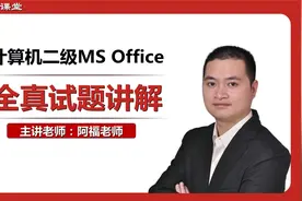 计算机二级MS OFFICE真题讲解-第27套-电子表格(销售数据分析)视频封面