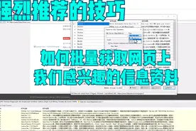 强烈推荐的技巧-如何批量获取网页上我们感兴趣的信息资料视频封面