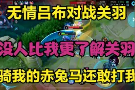 无情吕布对战关羽，骑着我的赤兔马还敢打我，没人比我更了解关羽视频封面