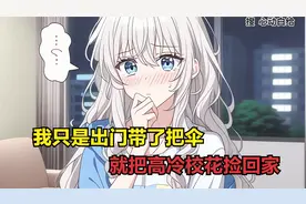 我只是出门带了一把伞，就把高冷校花捡回家视频封面