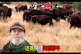 山地硬汉：老猎人迈克狩猎美洲野牛，为老人准备过冬的食物视频封面
