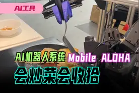 干活的AI机器人开源系统Mobile ALOHA，会炒菜会收拾。视频封面