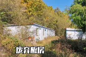 汉中大叔在荒山野岭发现废弃房子，有办公桌老板椅工具箱，好神秘视频封面