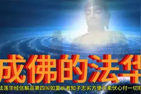 妙法莲华经信解品第四⒃如富长者知子志劣方便力柔伏心付一切财物视频封面