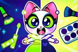 猫姐姐爆改丑娃娃，却被猫弟弟一味捣乱，幸好猫妈妈出手视频封面