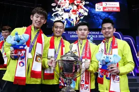 国羽“新兵”上位？他赢过林丹拿过汤杯，还有个奥运冠军老婆图片
