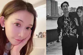结婚三周年，林志玲晒出一家三口全家福照片图片