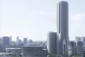 249.6米——成都“独角兽岛”主塔楼，最新进度图片