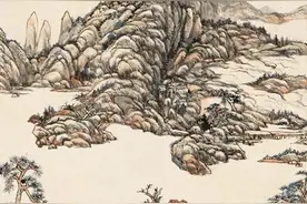 用作品展示自己的真实状态，王原祁绘《仿古山水》图片