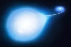 极限拉扯：来回转移的质量引发了一次非典型超新星爆炸图片