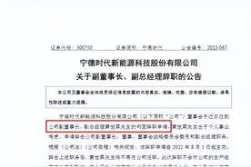 月薪22万，万亿“宁王”副董事长竟辞职不干了！什么情况？图片