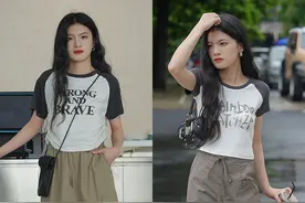 美式复古T恤可真牛！既能修饰身材又能百搭单品，观感极佳图片