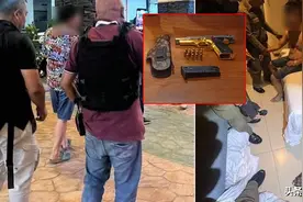邀约俄罗斯女子开房小酌后秀枪！37岁泰男被捕！图片