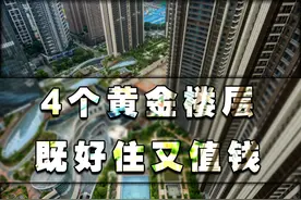 不管楼层有多高，这4层是业内公认的黄金楼层，入住就知道没选错图片