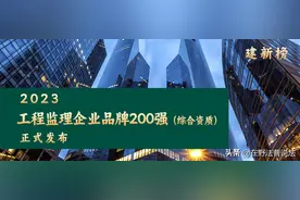 2023工程监理企业品牌200强（综合资质）图片