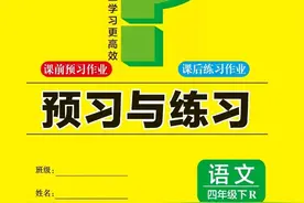 提升利器！四年级下册语文预习复习单图片