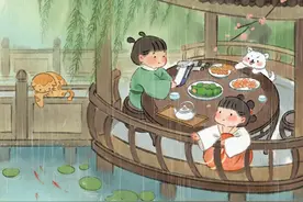 包头校尉杨美美术带您欣赏国风插画｜当古风插画遇到古诗图片