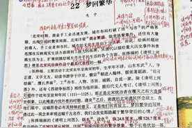 八年级语文上册二十二课《梦回繁华》课文笔记，自主预习的好帮手图片