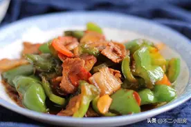 青椒炒肉，千万不要先炒肉，难怪不好吃，教你正确做法，真好吃！图片