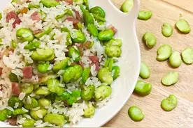 蚕豆火腿汤、蚕豆焖饭图片