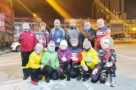 天寒地冻 挡不住运动的热情图片