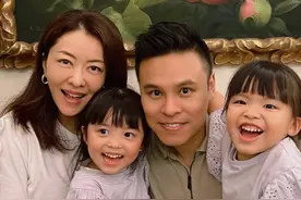 熊黛林为富豪老公庆生，两个女儿颜值不一，意外牵出“整容历史”图片