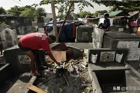 墓地之上的贫民窟：活人住在白骨之上，赚亡者之财图片
