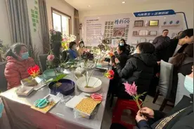崇明这里，花艺活动受欢迎图片