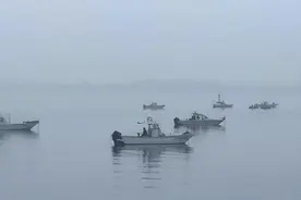 大陆7艘海警船出动，金门海域附近，出现了前所未有的一幕图片