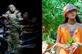 杨丽萍再惹争议！新舞蹈女舞者手摸男舞者私密部位，画面被曝光图片