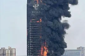 明明是混凝土建造的高楼，失火后，为何会整个栋楼都燃烧？图片