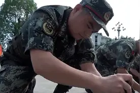 老兵刘俊煌：今天我将离开军营图片