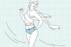 女士内裤的正确穿法（漫画）图片