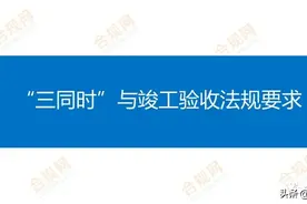 建设项目三同时与竣工验收法规要求图片