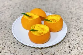 美食厨房 | 香橙烤布丁图片