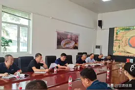 省体育局督导检查七里河体育场项目建设工作图片