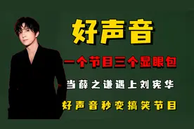 一个节目三个显眼包，当薛之谦遇上刘宪华，好声音秒变搞笑节目！图片