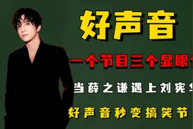 一个节目三个显眼包，当薛之谦遇上刘宪华，好声音秒变搞笑节目！图片