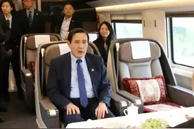 马英九点赞大陆高铁：“2035去台湾”仍是个梦想图片