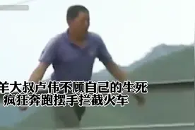 河北老汉放羊冒死去拦截火车，意外获得30万# 人间有爱 # 真实事件 # 卢伟图片