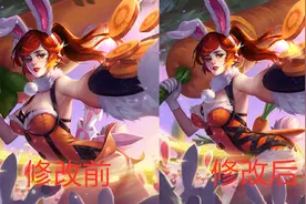王者荣耀负优化皮肤，兔女郎双剑效果变一样，仲夏夜成最惨传说图片