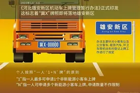 雄安新区4月24日起受理新车冀X车牌注册登记业务图片
