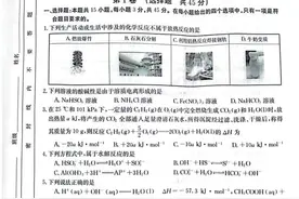 河南省创新发展联盟2022-2023学年高二上学期期中联考化学试题图片