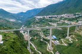 世界第一高桥墩！大凉山金阳河“三峡连心桥”今天通车图片